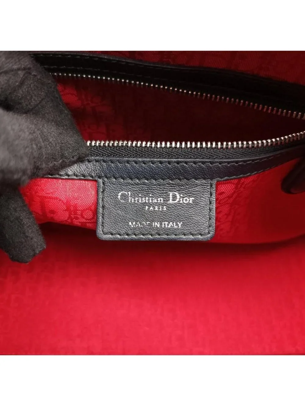 Dior Lady Black Lambskin Handbag